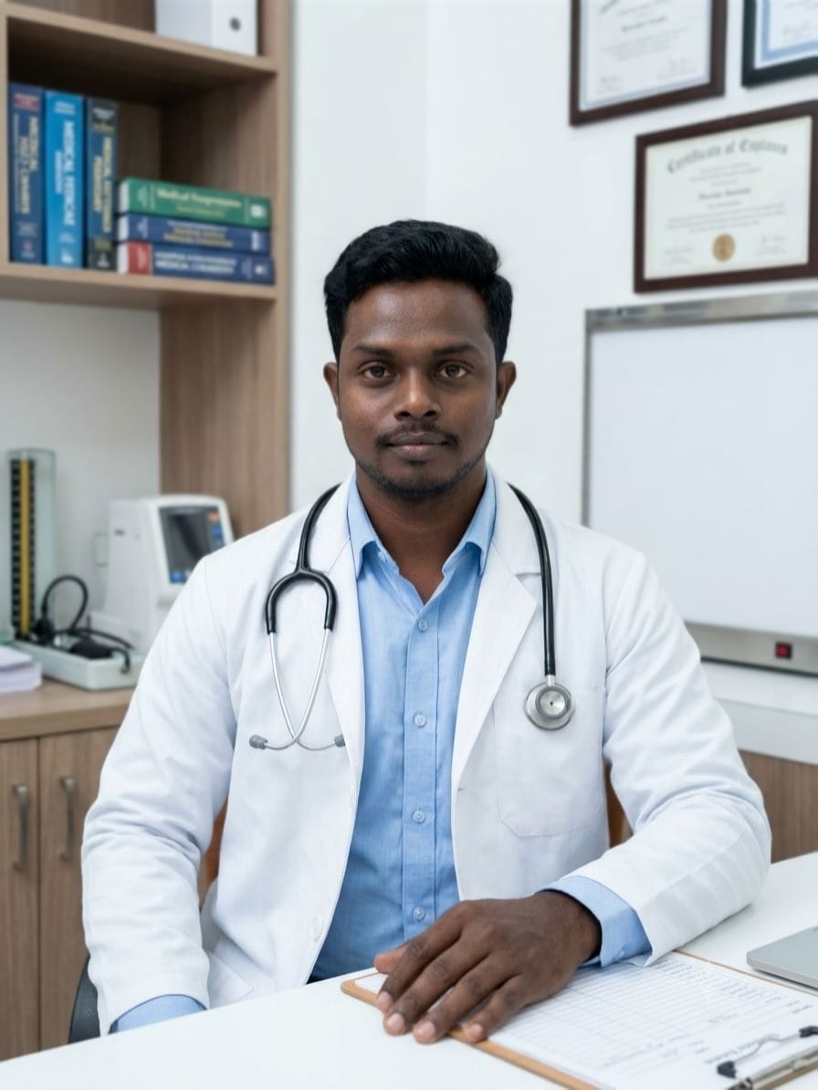 Clinic doctor and healthcare professional